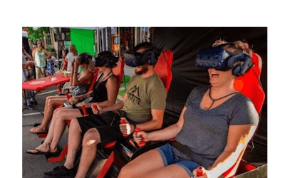 Voando alto no sul de Utah: experiência de realidade virtual